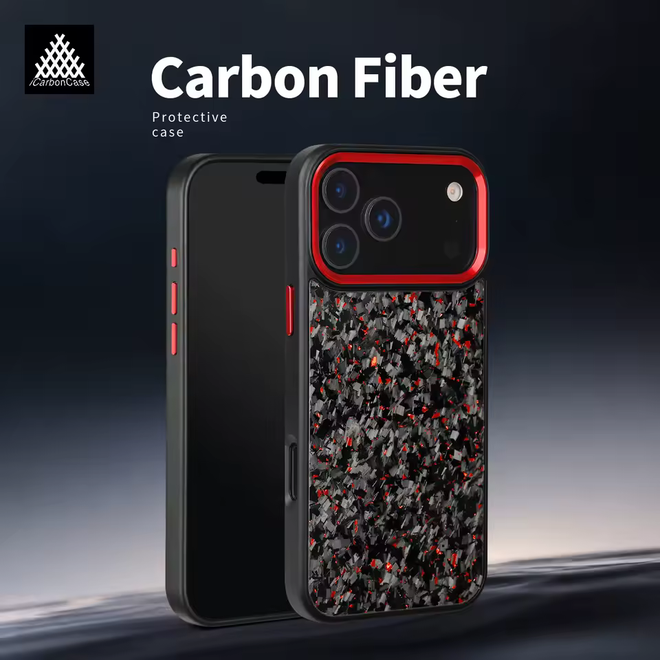 Forged Carbon Fiber Case for iPhone 17